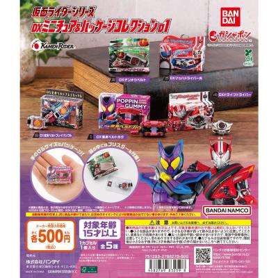 仮面ライダーシリーズ DXミニチュア&パッケージコレクション01