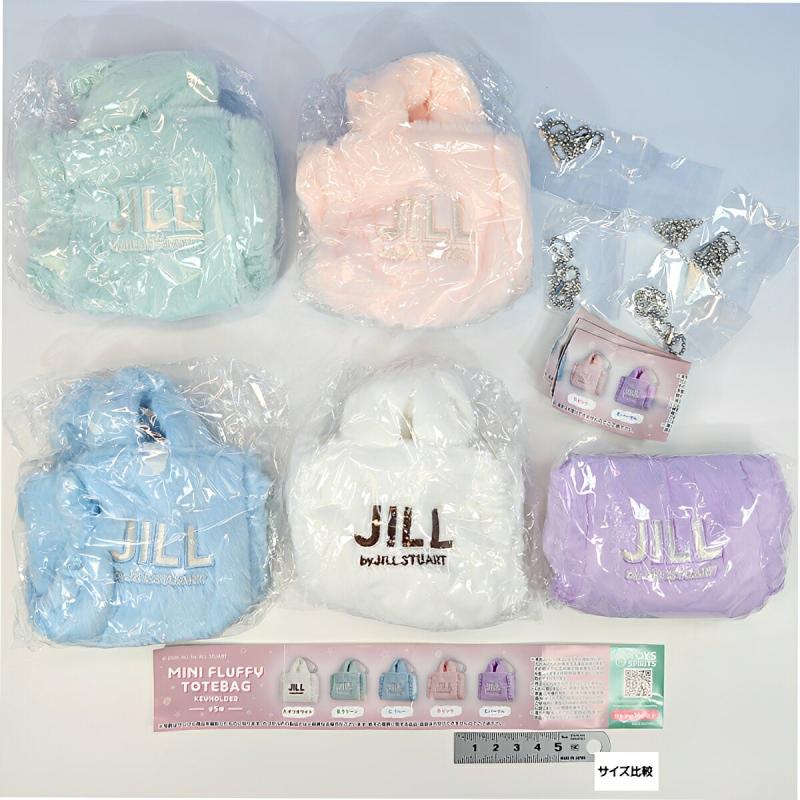 JILL by JILL STUART MINI FLUFFY TOTEBAG KEYHOLDER