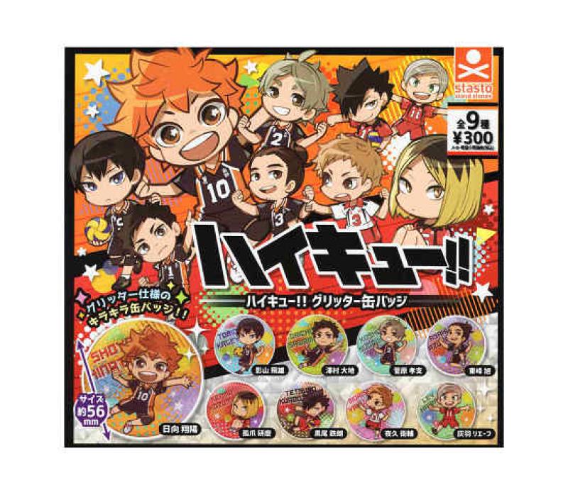 ハイキュー！！ グリッター缶バッジ