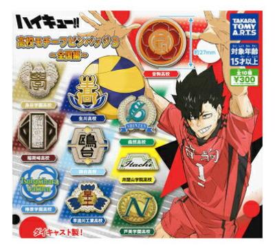 ハイキュー！ 高校モチーフピンバッジ3 全国編