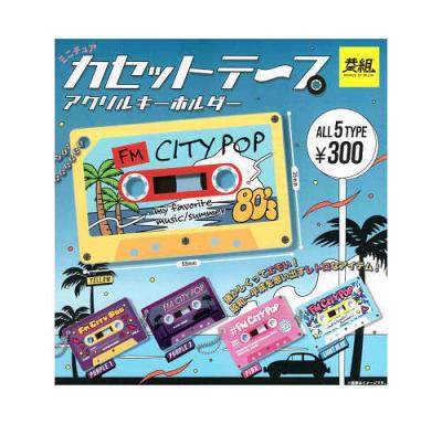 カセットテープ アクリルキーホルダー