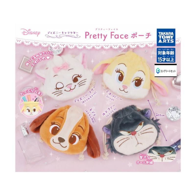 ディズニーキャラクター Pretty Faceポーチ