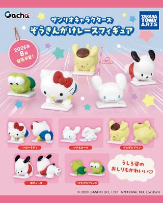 サンリオキャラクターズ ぞうきんがけレースフィギュア