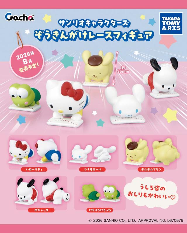 サンリオキャラクターズ ぞうきんがけレースフィギュア