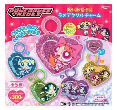 パワーパフガールズ ラメアクリルチャーム