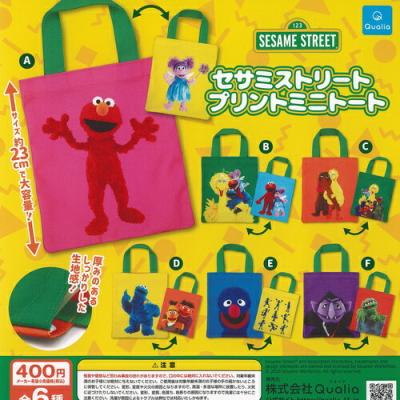 SESAME STREET セサミストリート プリント ミニ トート
