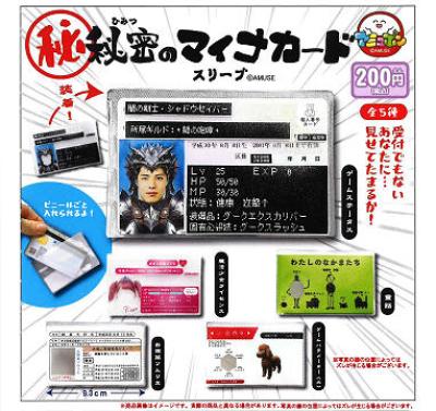 秘密のマイナーカード スリーブ