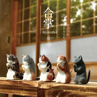 合掌 匠 猫拝