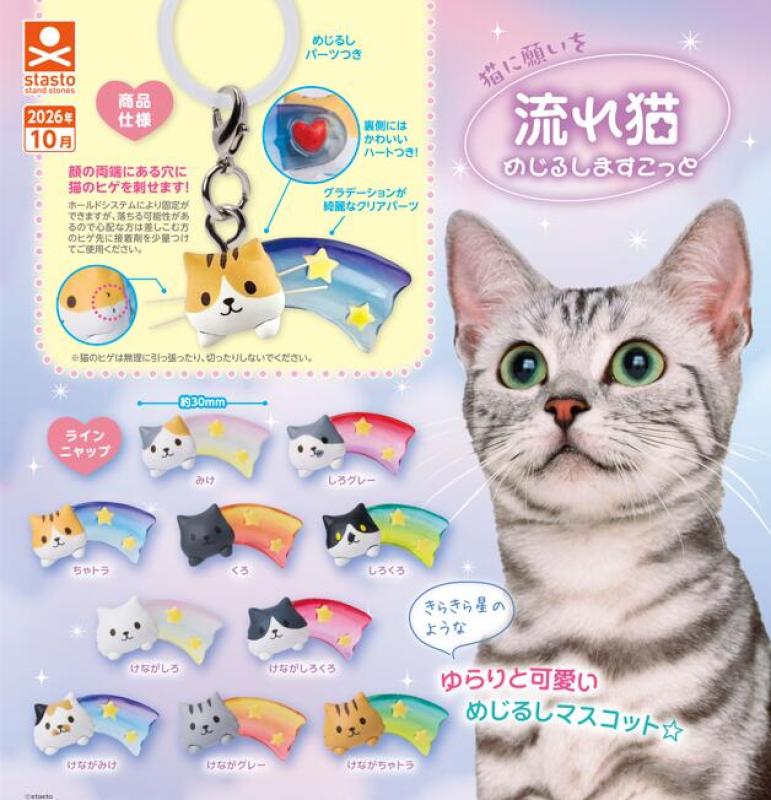 猫に願いを 流れ猫 めじるしますこっと