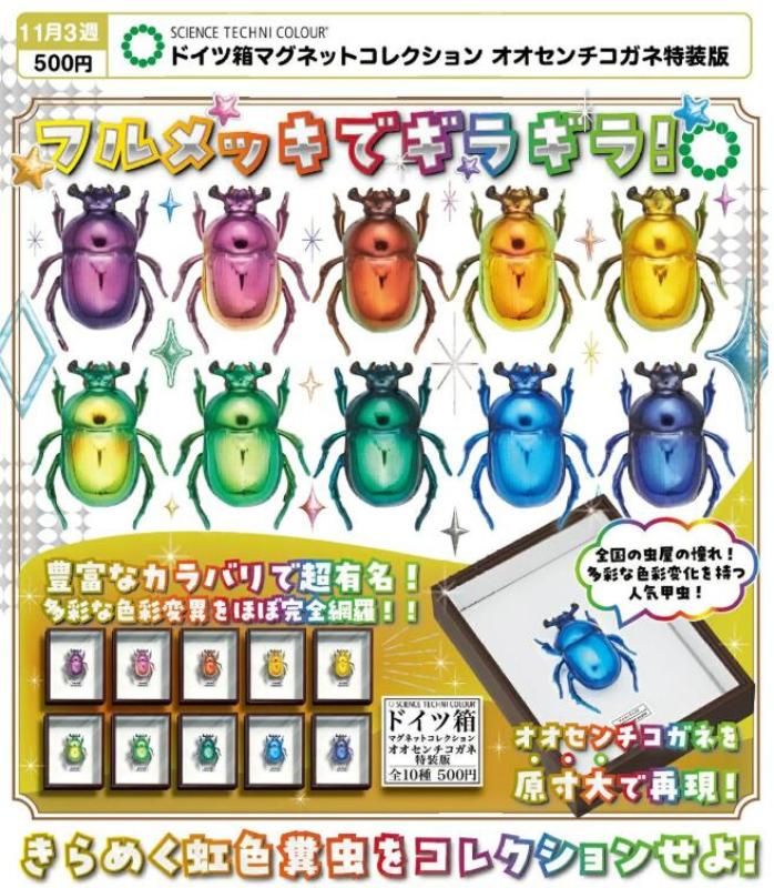SCIENCE TECHNI COLOUR ドイツ箱マグネットコレクション オオセンチコガネ特装版