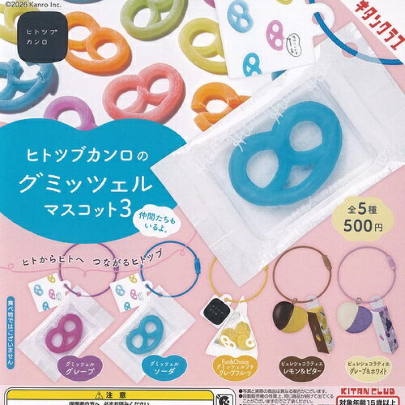 ヒトツブカンロ グミッツェル マスコット 3