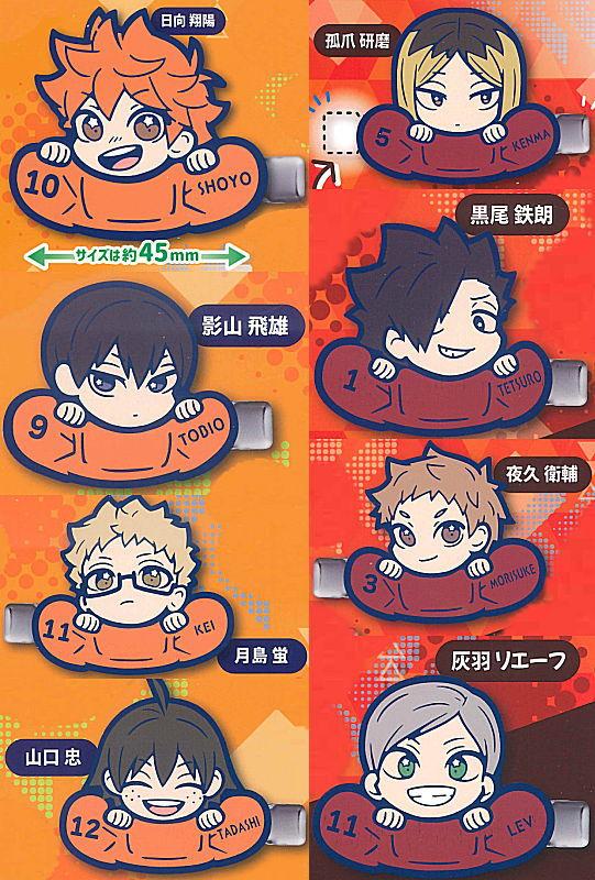 ハイキュー!! キャラばんちょうこうヘアクリップ
