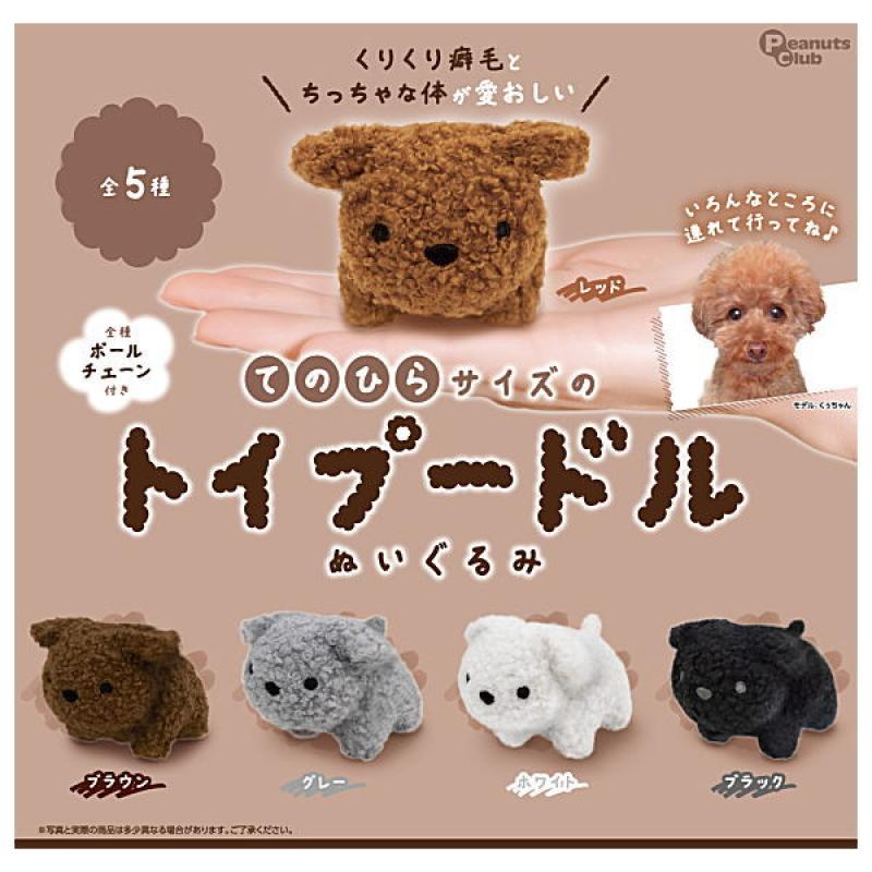 てのひらサイズのトイプードル ぬいぐるみ
