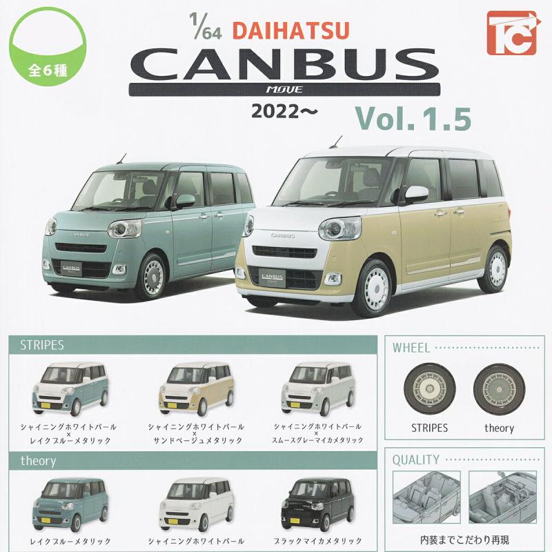 1/64 DAIHATSU ムーヴ キャンバス 2022 Vol.1.5