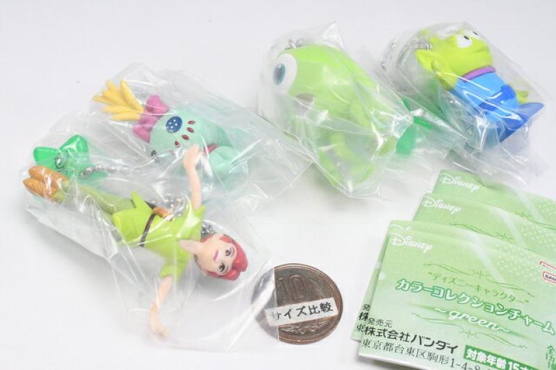 ディズニーキャラクター カラーコレクションチャーム green