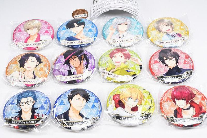 夢色キャスト ラメグリッター缶バッジ