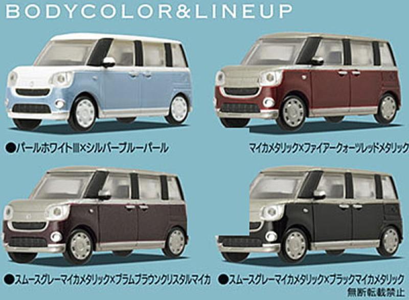 1/64PLUS ダイハツ ムーヴキャンバス NEWCOLLAR