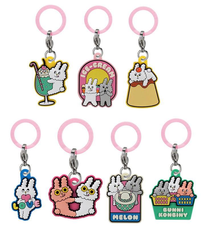 バニーコンビニ ぷっくりめじるしアクセサリー