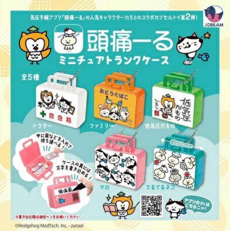 頭痛ーる ミニチュアトランクケース