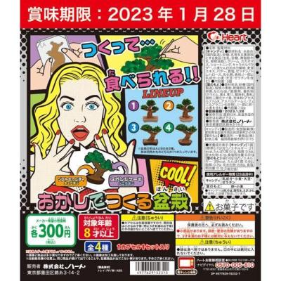 おかしでつくる盆栽