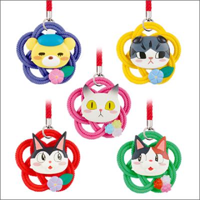 3月のライオン 結び紐根付