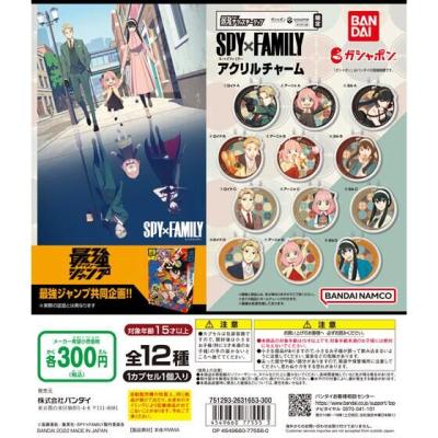 最強ガシャステーション&バンダイナムコオフィシャルショップ(オンライン)限定 SPY×FAMILY アクリルチャーム