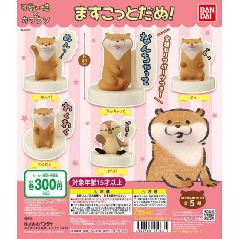 可愛い嘘のカワウソ　ますこっとだぬ！