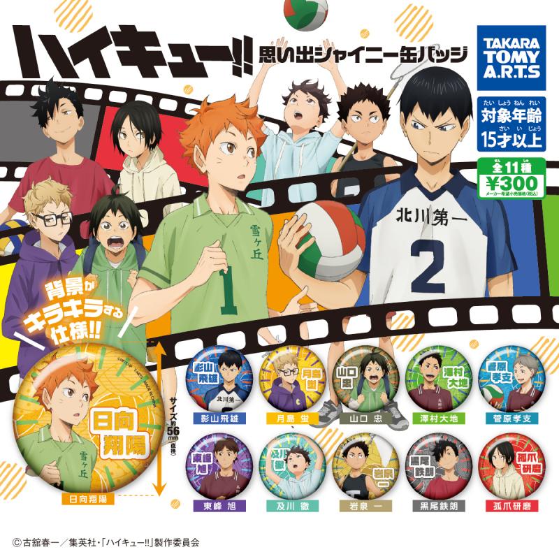 ハイキュー!!
思い出シャイニー缶バッジ
