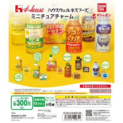 ハウスウェルネスフーズ ミニチュアチャーム