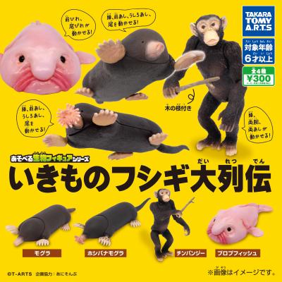 あそべる生物フィギュアシリーズ
いきものフシギ大列伝