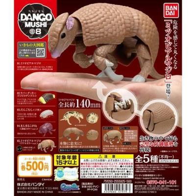 だんごむし08　だんごむしとミツオビアルマジロ