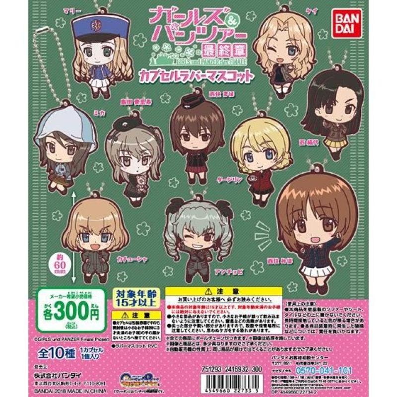 ガールズ＆パンツァー最終章　カプセルラバーマスコット