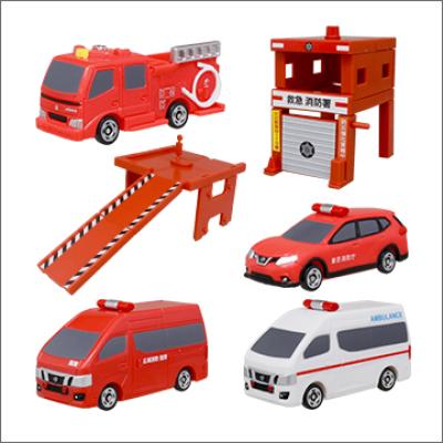 ポケットトミカ
レスキュー!救急消防署編