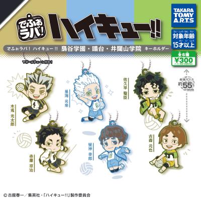 でふぉラバ! ハイキュー!!
梟谷学園・鴎台・井闥山学院キーホルダー