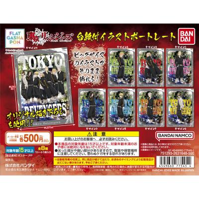 【フラットガシャポン】 東京リベンジャーズ 台紙付イラストポートレート