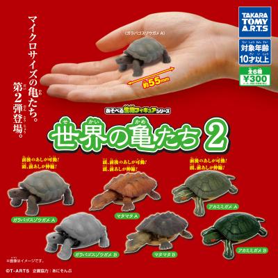 あそべる生物フィギュアシリーズ
世界の亀たち2