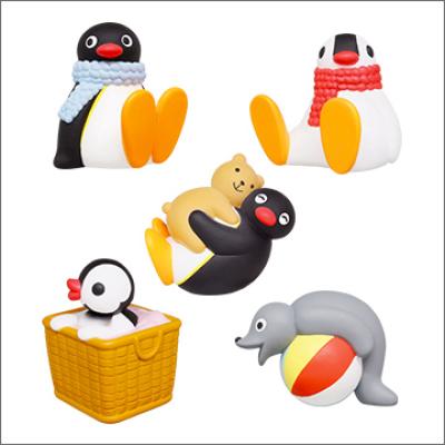 ピングーとピンガ
ころんとソフビマスコット