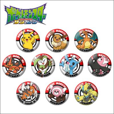 ポケモン缶バッチ
サン&ムーン2