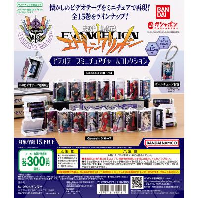 新世紀エヴァンゲリオン ビデオテープミニチュアチャームコレクション